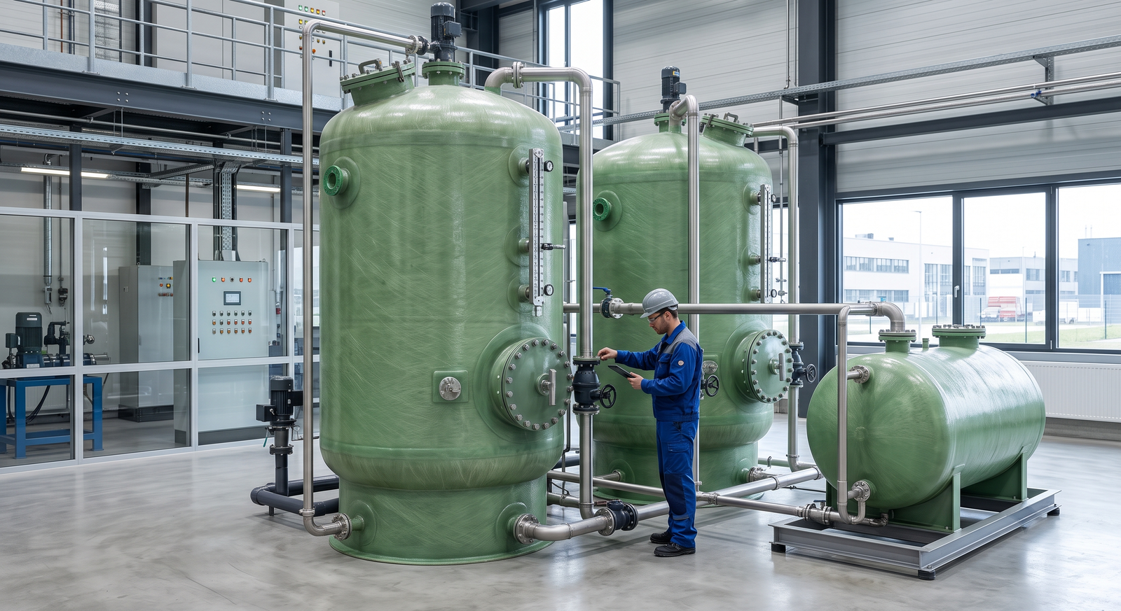 PP FRP Tanks view 2